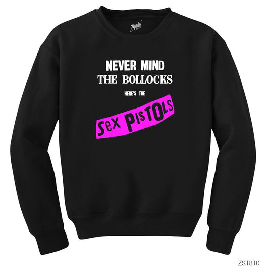 Sex Pistols Never Mind Siyah Sweatshirt