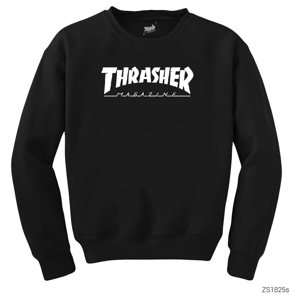 Thrasher Magazine Classic Siyah Sweatshirt