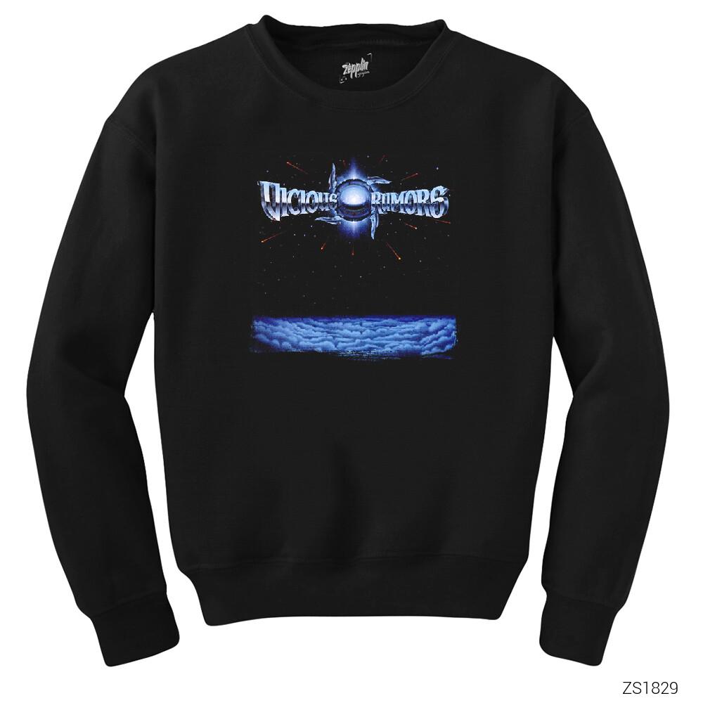 Vicious Rumors 1990 Siyah Sweatshirt