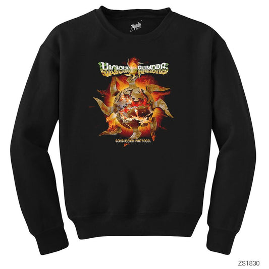 Vicious Rumors Concussion Protocol Siyah Sweatshirt