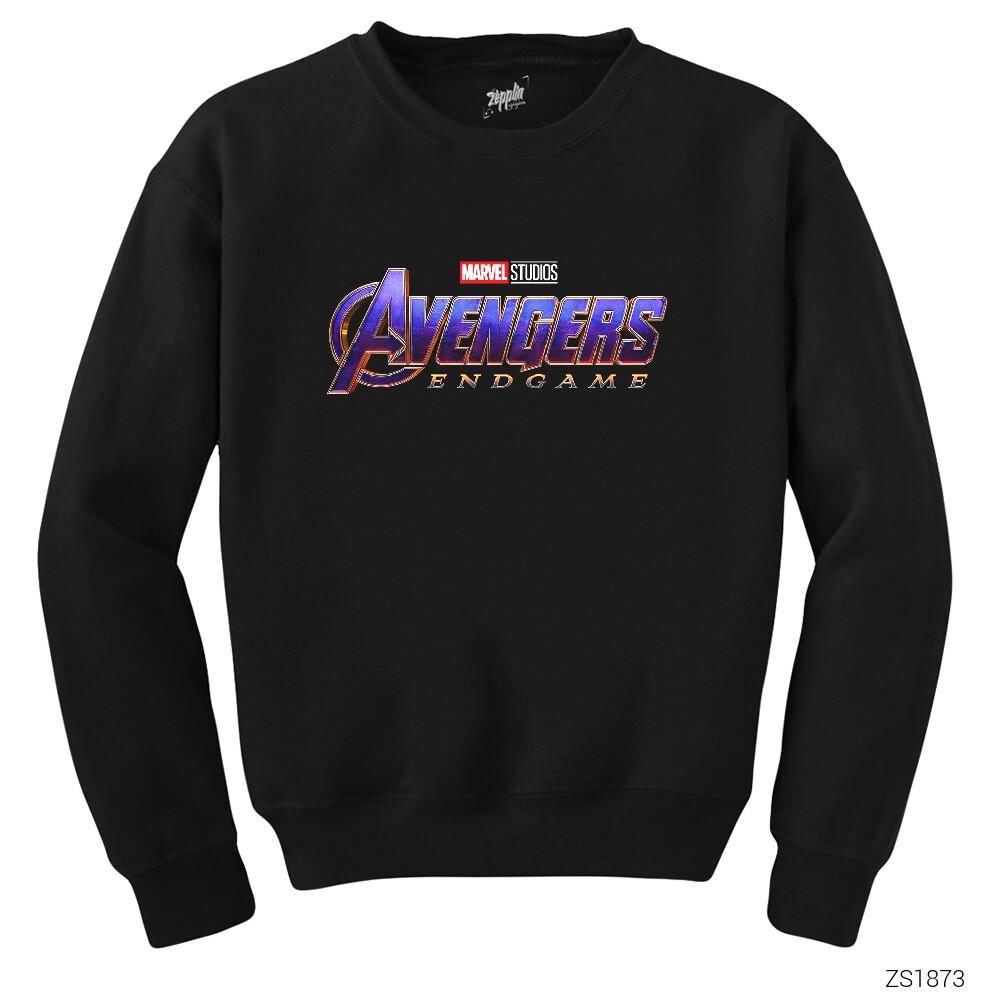 Avengers Endgame Siyah Sweatshirt