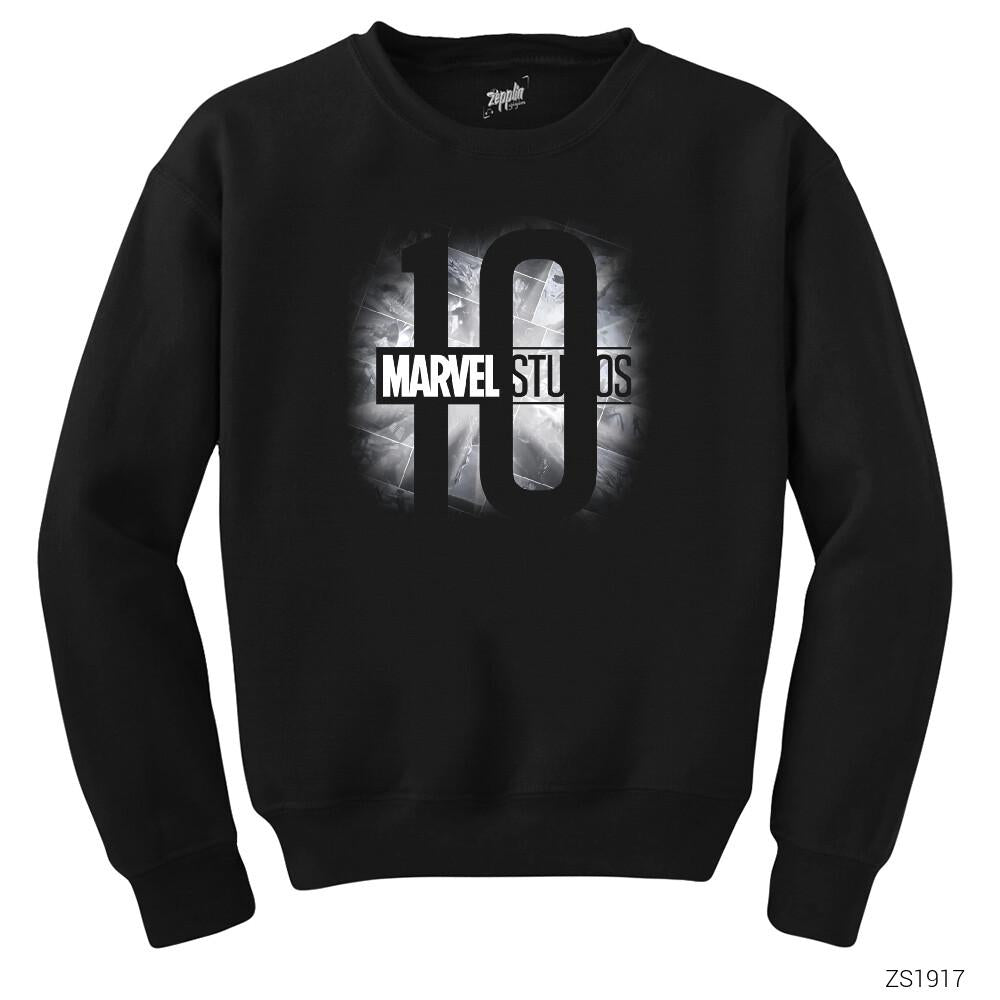 Marvel Studios 10 Siyah Sweatshirt