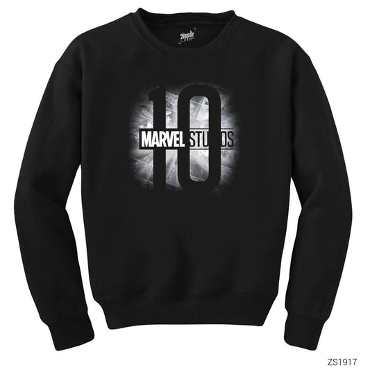 Marvel Studios 10 Siyah Sweatshirt