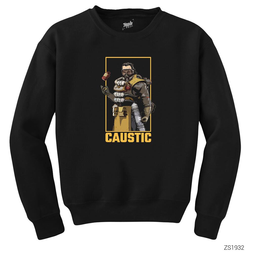 Apex Legends Caustic Siyah Sweatshirt