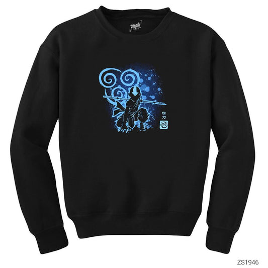 Avatar Of The Air Siyah Sweatshirt