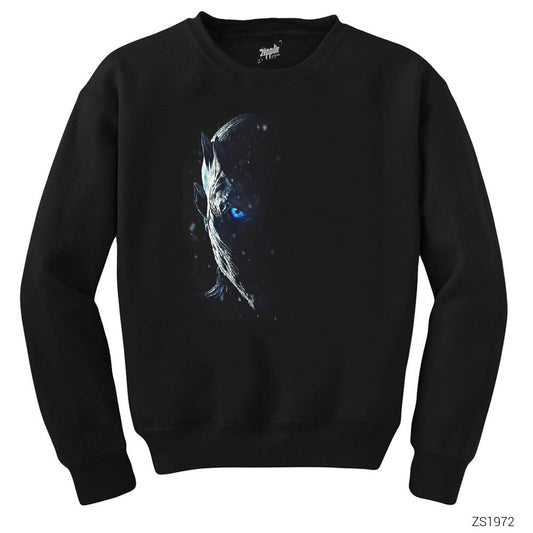 Game of Thrones Nights Watch 2 Siyah Sweatshirt