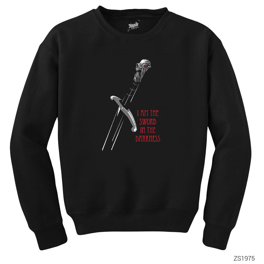 Game of Thrones Sword in the Darkness Siyah Sweatshirt