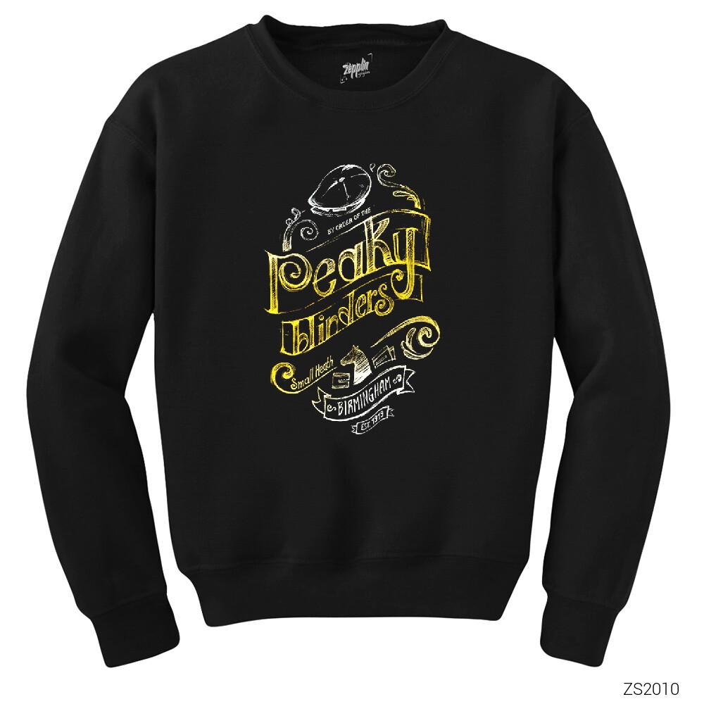 Peaky Blinders Vintage Siyah Sweatshirt