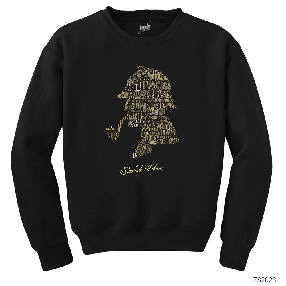 Sherlock Holmes The Canon Siyah Sweatshirt