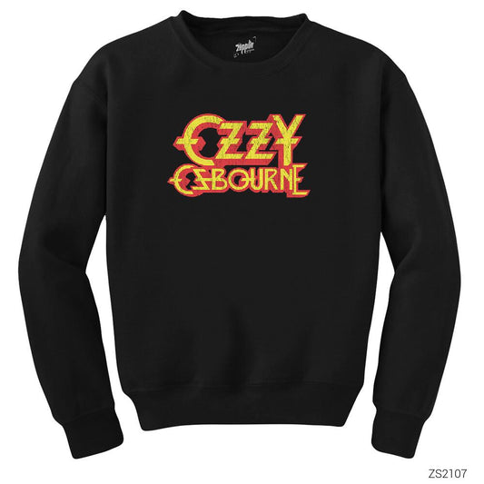 İndirimli Ozzy Osbourne Prince of Darkness Siyah Sweatshirt