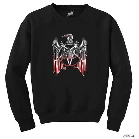 Slayer Metal Eagle Siyah Sweatshirt