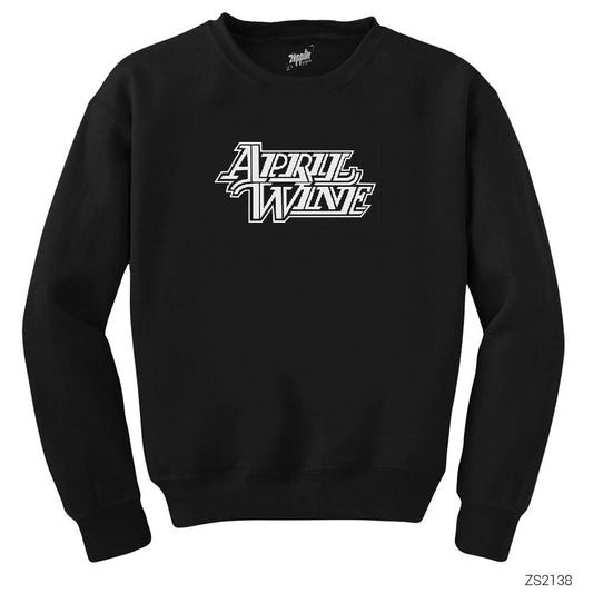 April Wine Siyah Sweatshirt