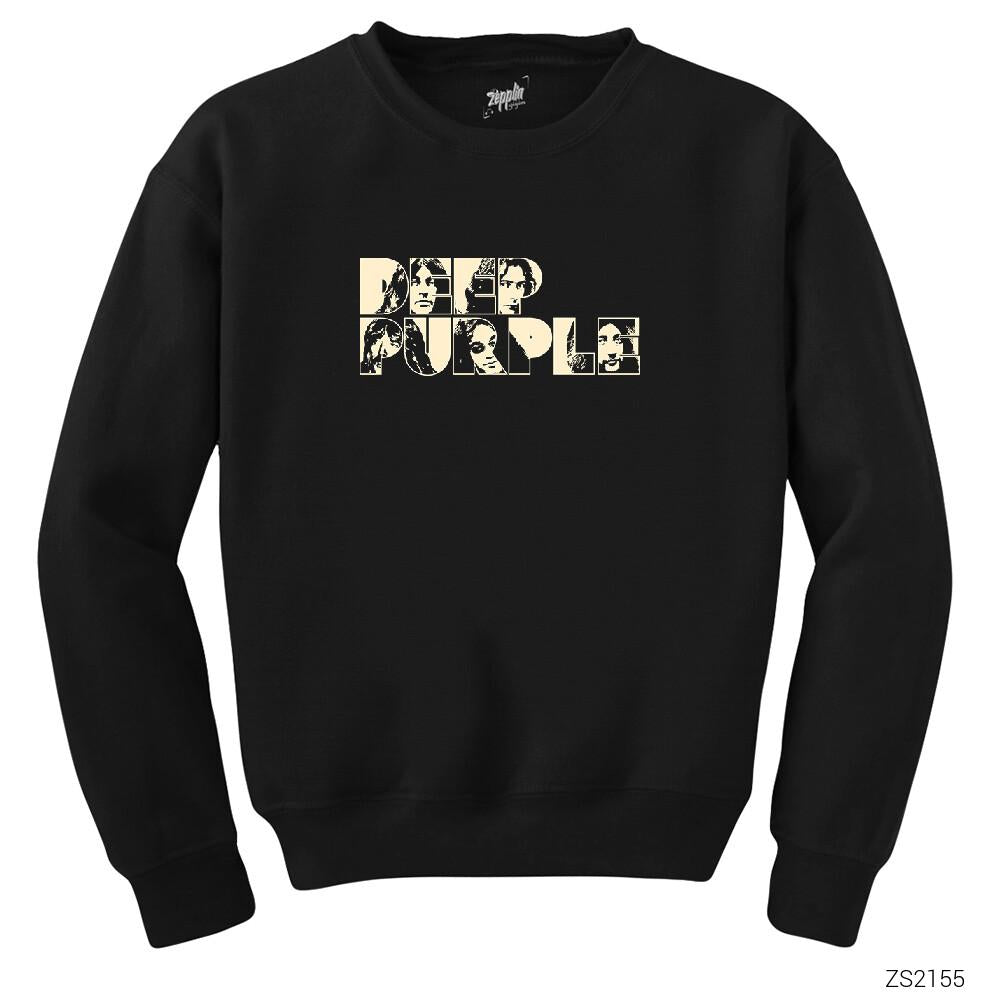 Deep Purple Band 2 Siyah Sweatshirt