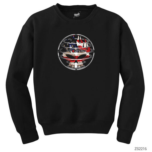 The Offspring Logo 2 Siyah Sweatshirt
