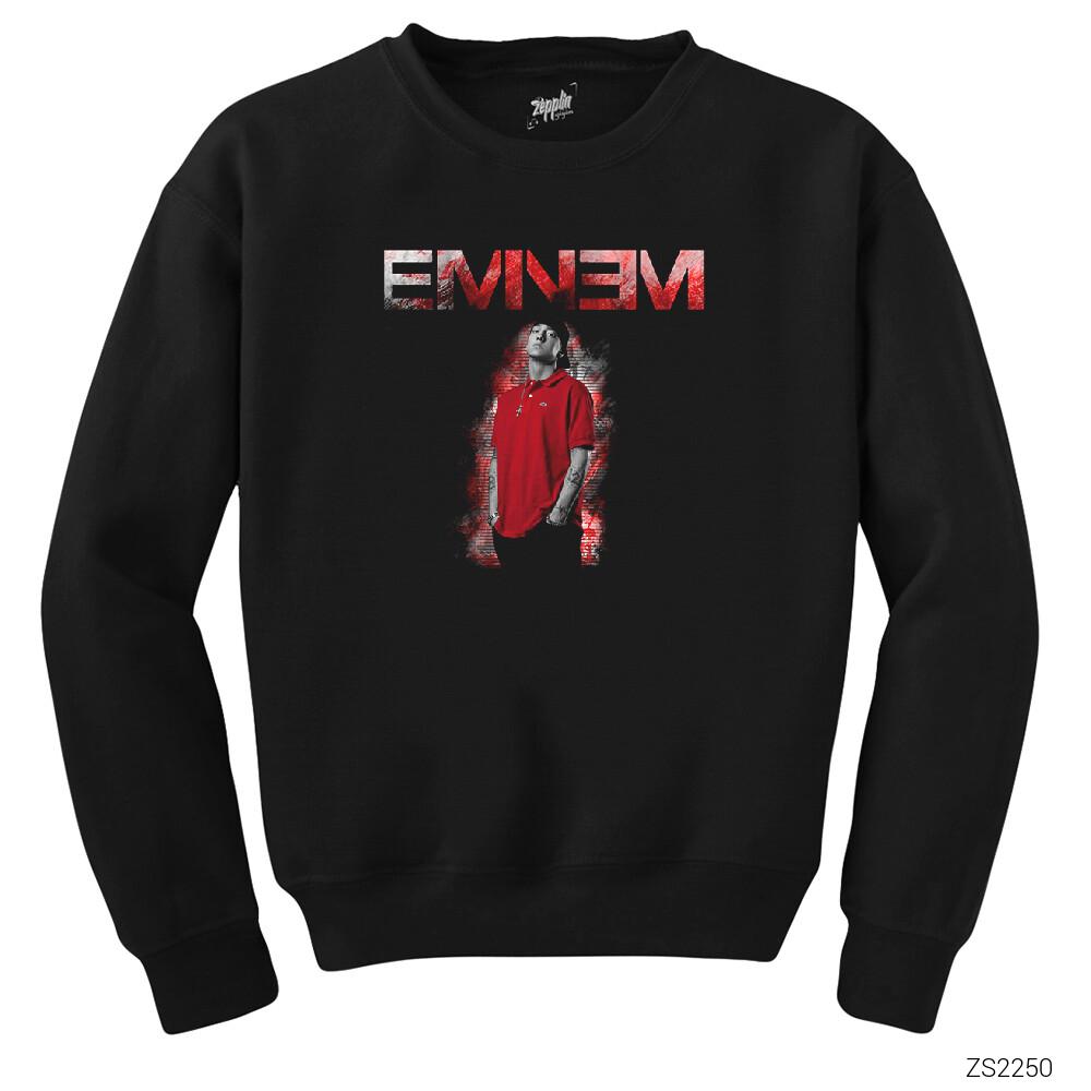 Eminem Bloodnes Siyah Sweatshirt