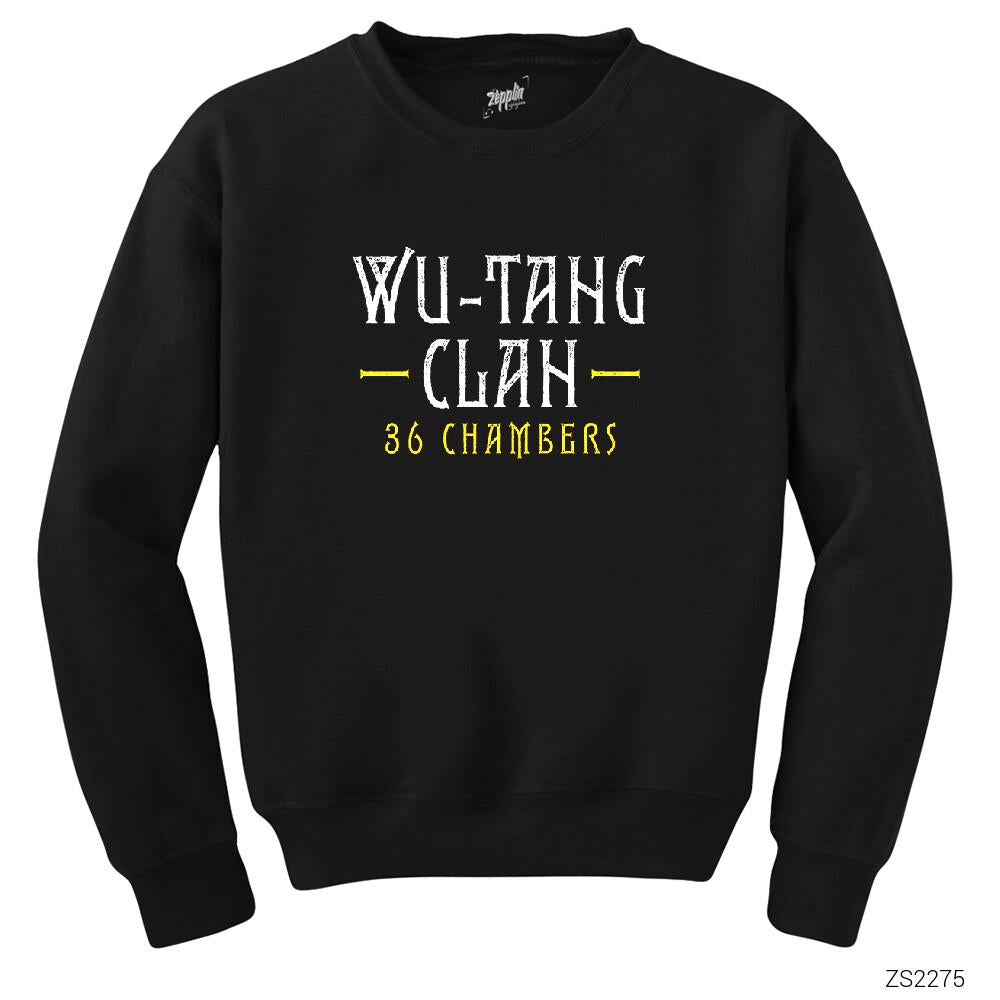 Wu-Tang 36 Chambers Siyah Sweatshirt