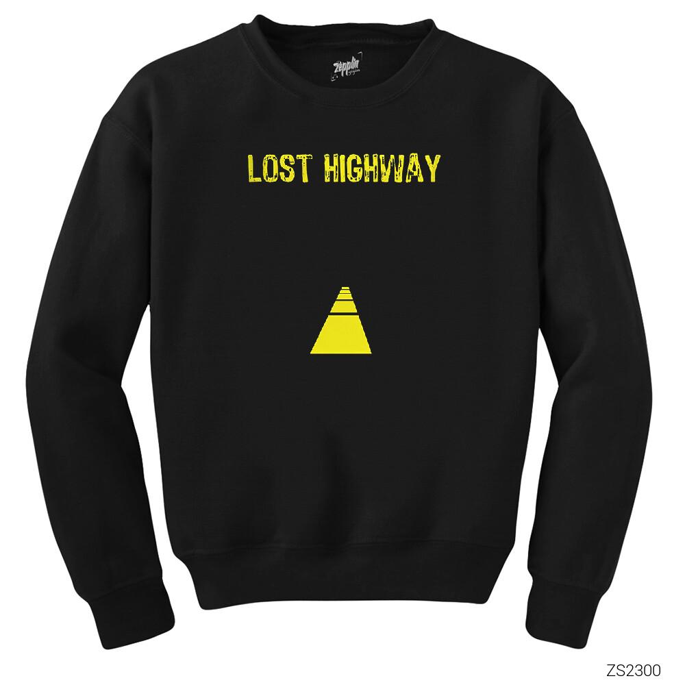 Lost Highway Siyah Sweatshirt