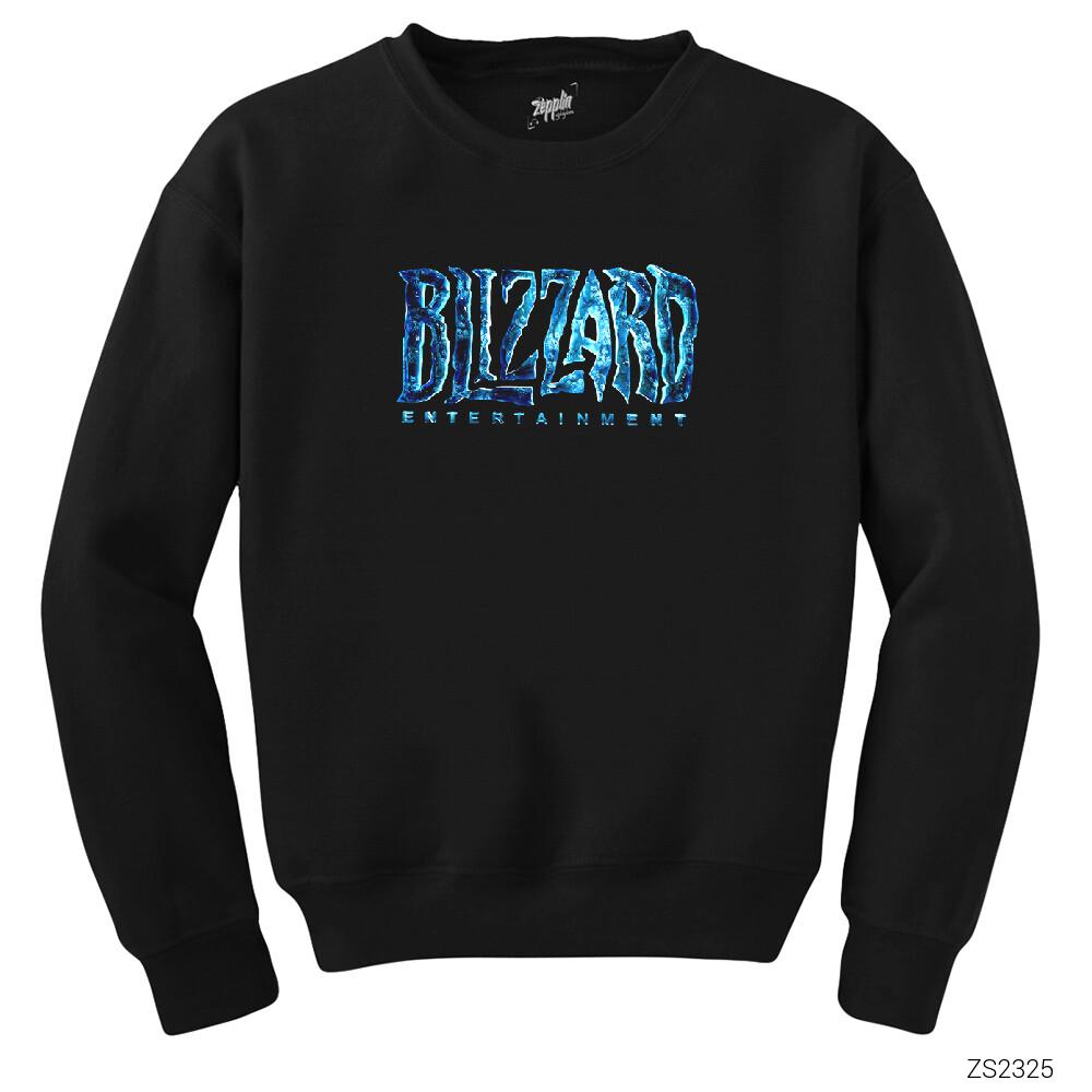 Blizzard Logo 2 Siyah Sweatshirt