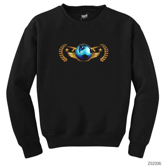 Cs Go I am a Global Siyah Sweatshirt