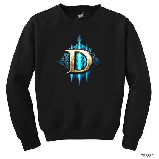 Diablo 3 Reaper Siyah Sweatshirt