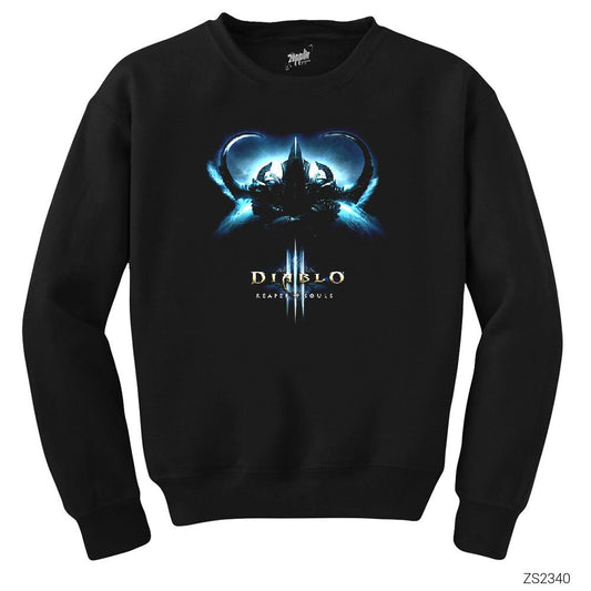 Diablo 3 Reaper of Soul Siyah Sweatshirt