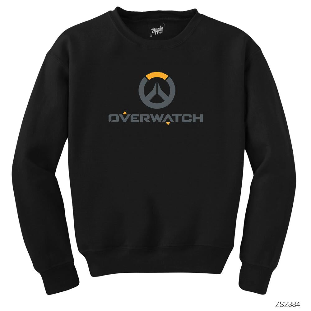 Overwatch Logo 2 Siyah Sweatshirt