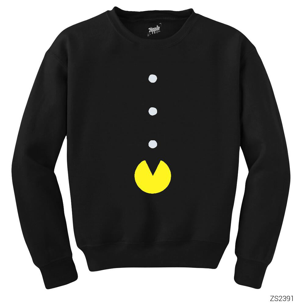 Pac-man Classic Siyah Sweatshirt