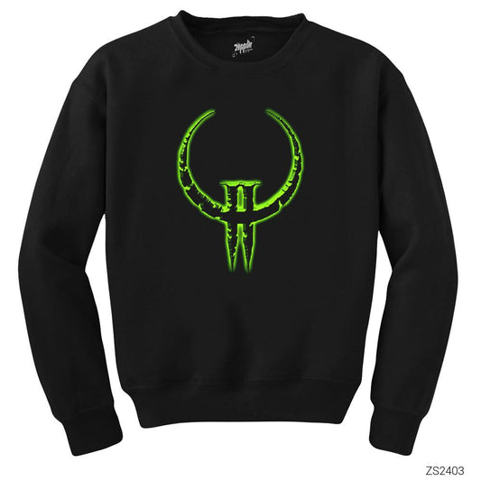 Quake 2 Siyah Sweatshirt
