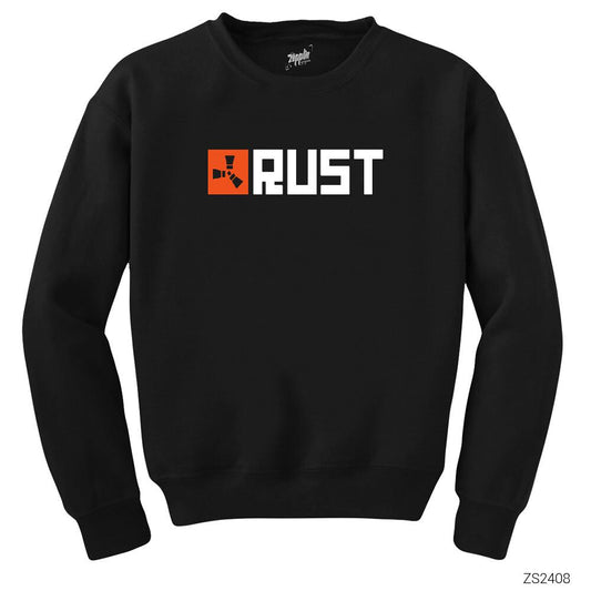Rust Logo 1 Siyah Sweatshirt
