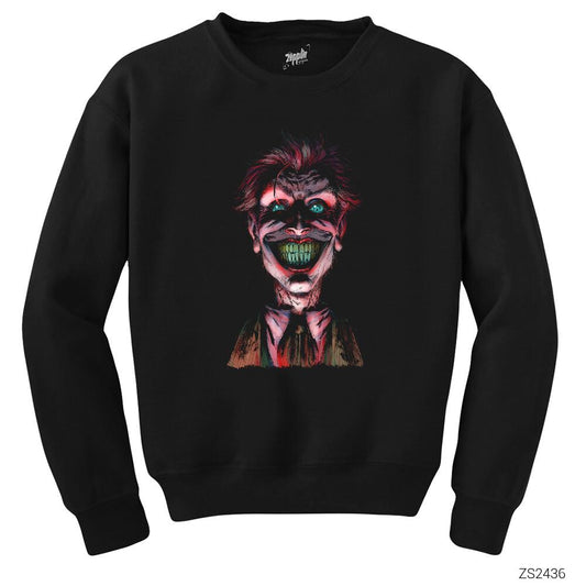 Joker the Doctor Siyah Sweatshirt