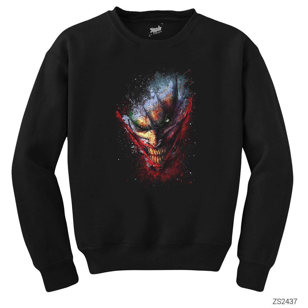 Joker Splash Siyah Sweatshirt