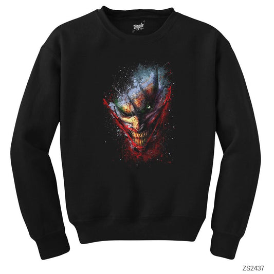 Joker Splash Siyah Sweatshirt