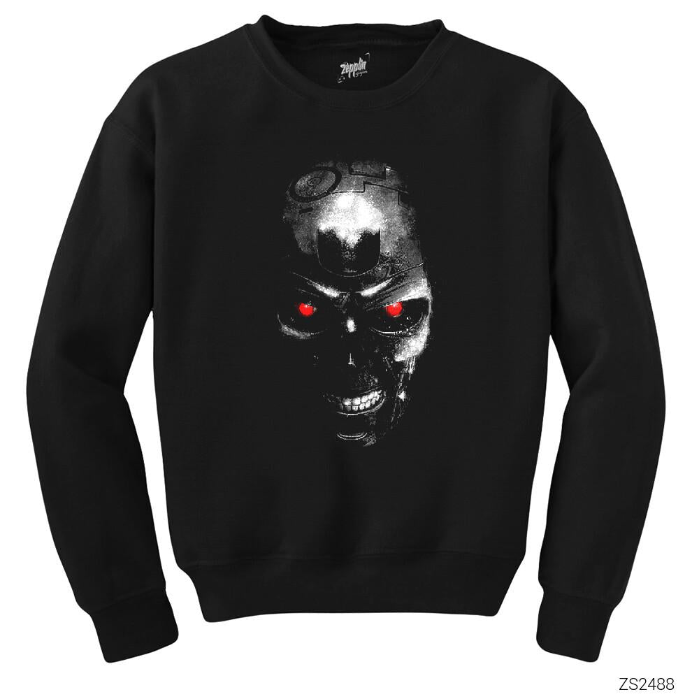 Terminator T800 Siyah Sweatshirt