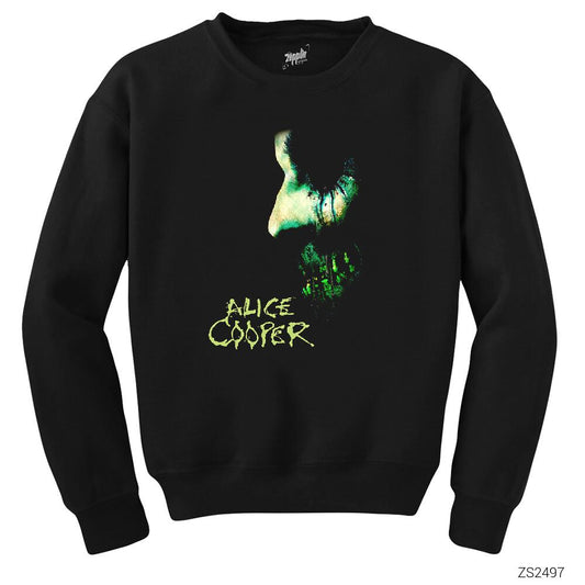 Alice Cooper Zombie Siyah Sweatshirt