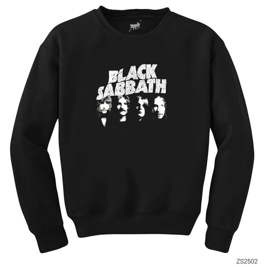 Black Sabbath Group Siyah Sweatshirt