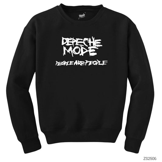 Depeche Mode People are People Siyah Sweatshirt