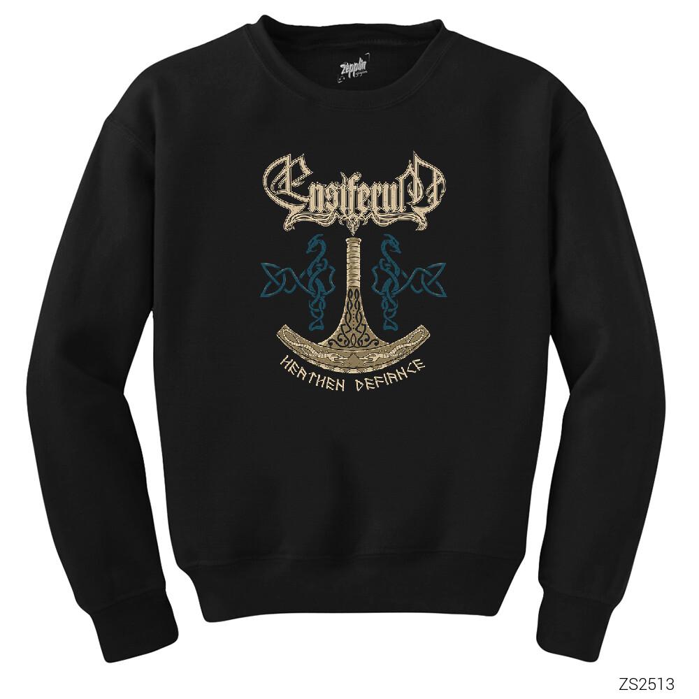 Ensiferum Heathen Defiance Siyah Sweatshirt