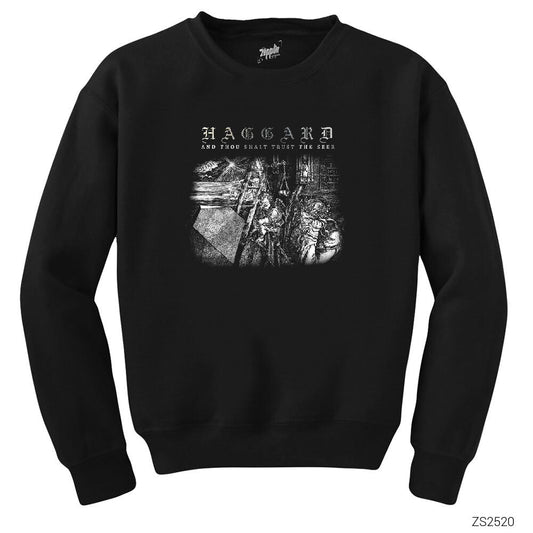 Haggard And Thou Shalt Siyah Sweatshirt