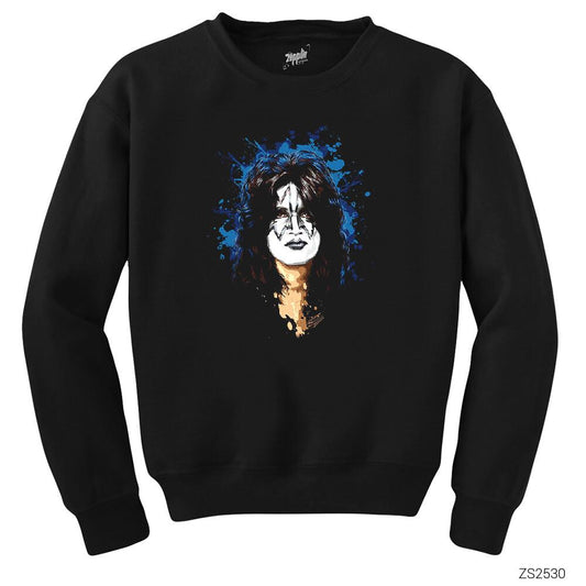 Kiss Tommy Thayer Siyah Sweatshirt