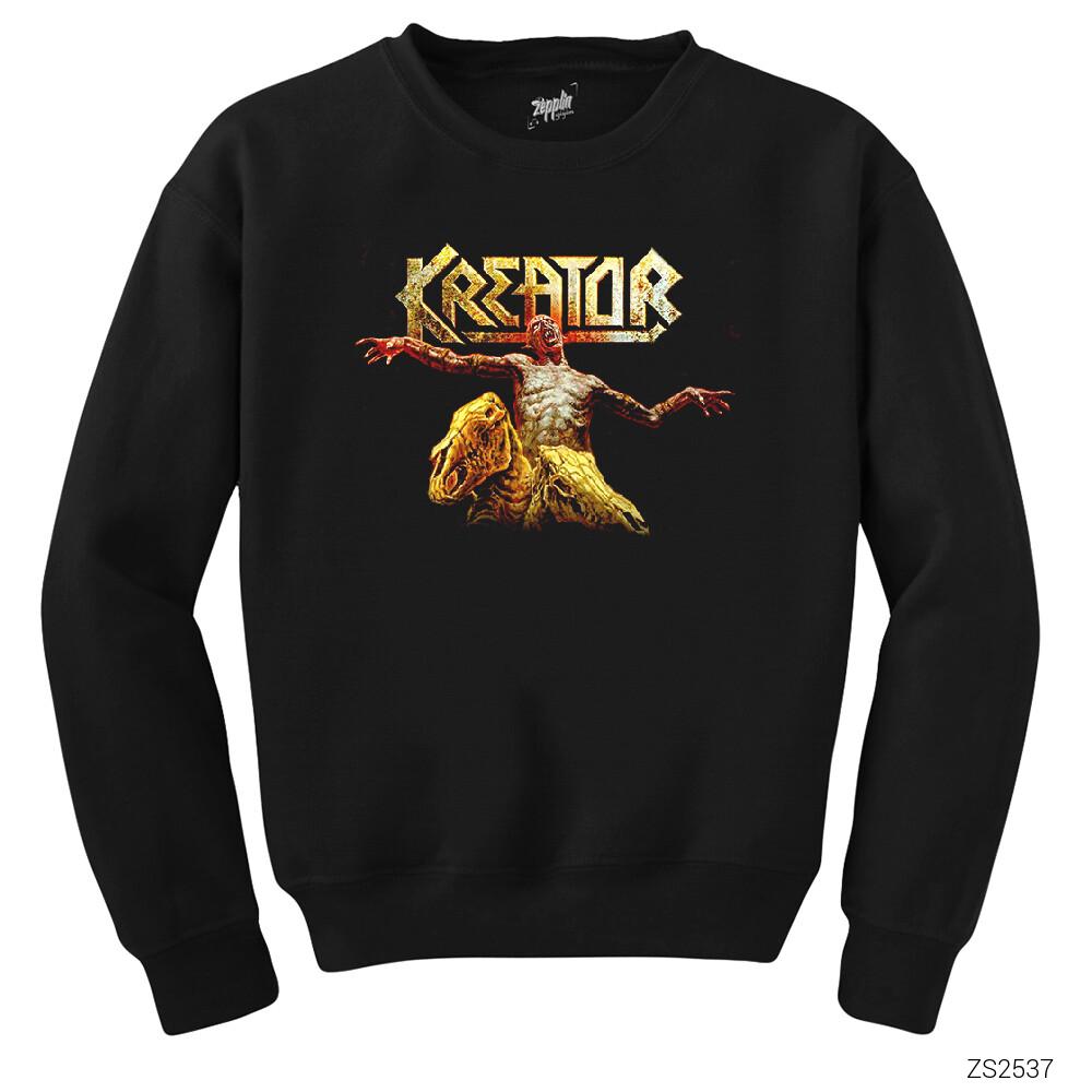 Kreator Horror Siyah Sweatshirt