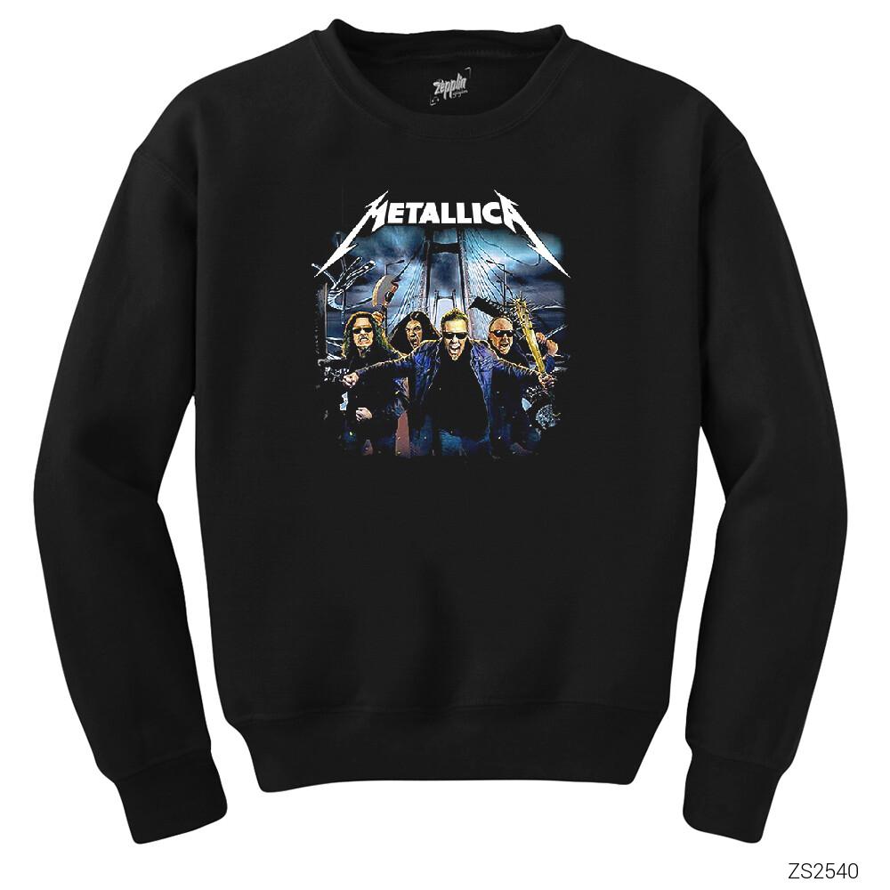 Metallica Istanbul Siyah Sweatshirt