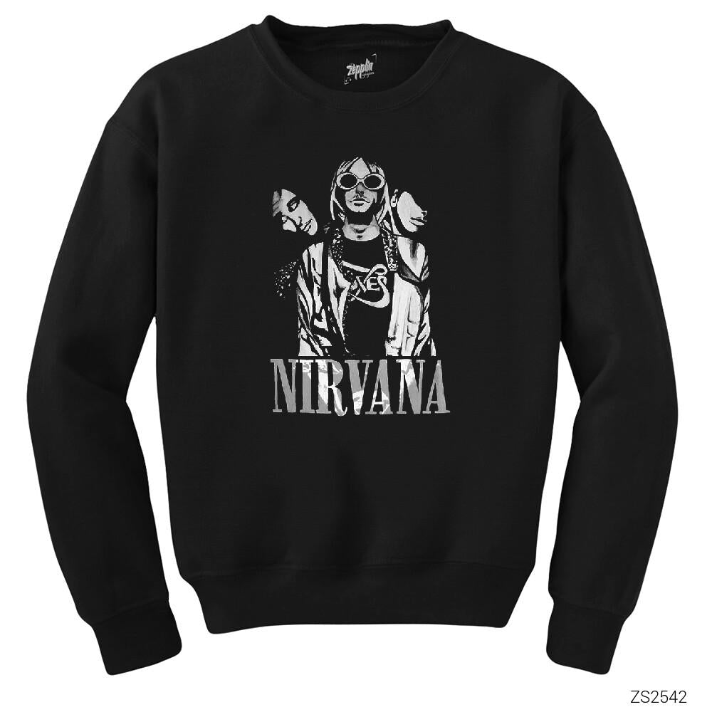 Nirvana Group Siyah Sweatshirt