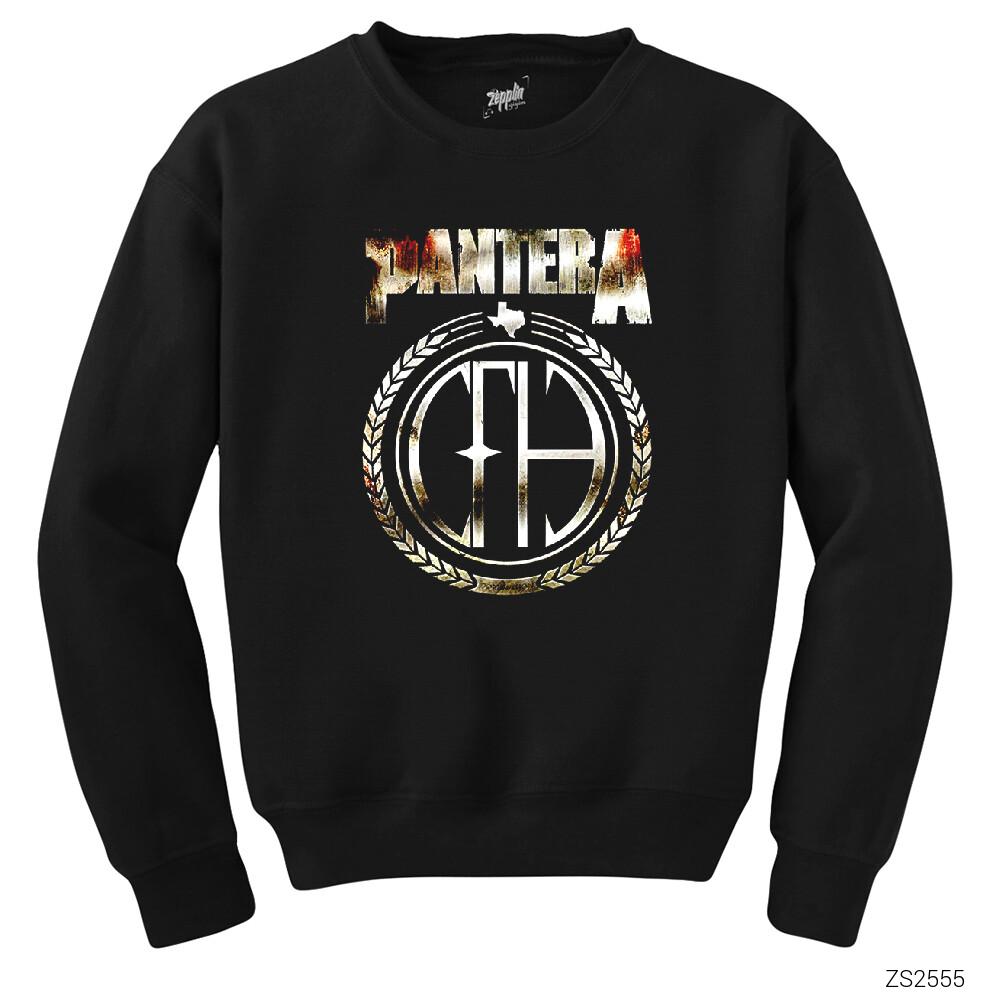 Pantera Silver Since Siyah Sweatshirt