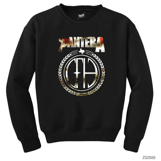Pantera Silver Since Siyah Sweatshirt