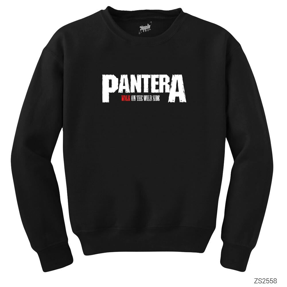 Pantera Walk on the Wild Side Siyah Sweatshirt