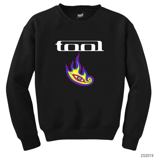 Tool Colors Eye Siyah Sweatshirt