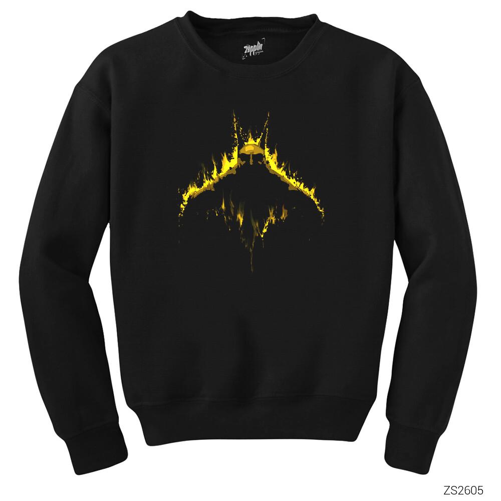 Batman Shadow King Siyah Sweatshirt