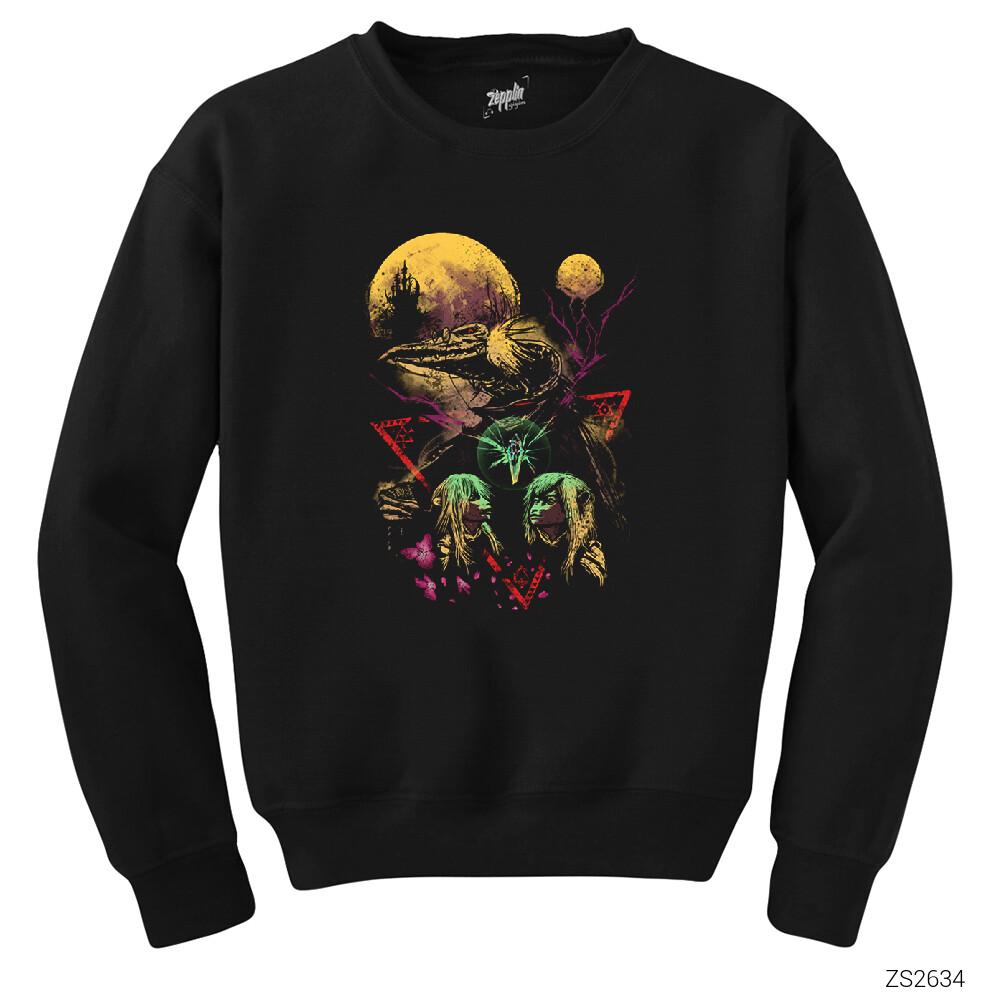 Dark Crystal Siyah Sweatshirt