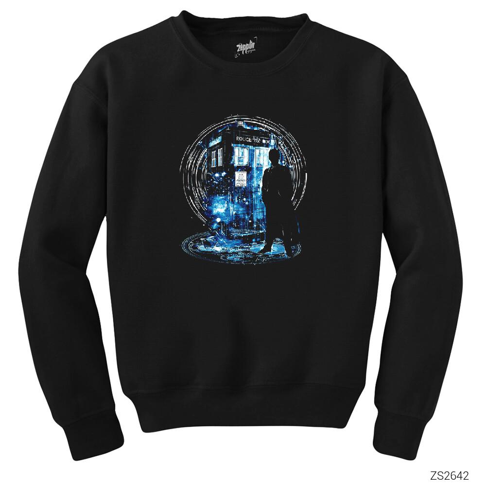 Doctor Who Box Siyah Sweatshirt
