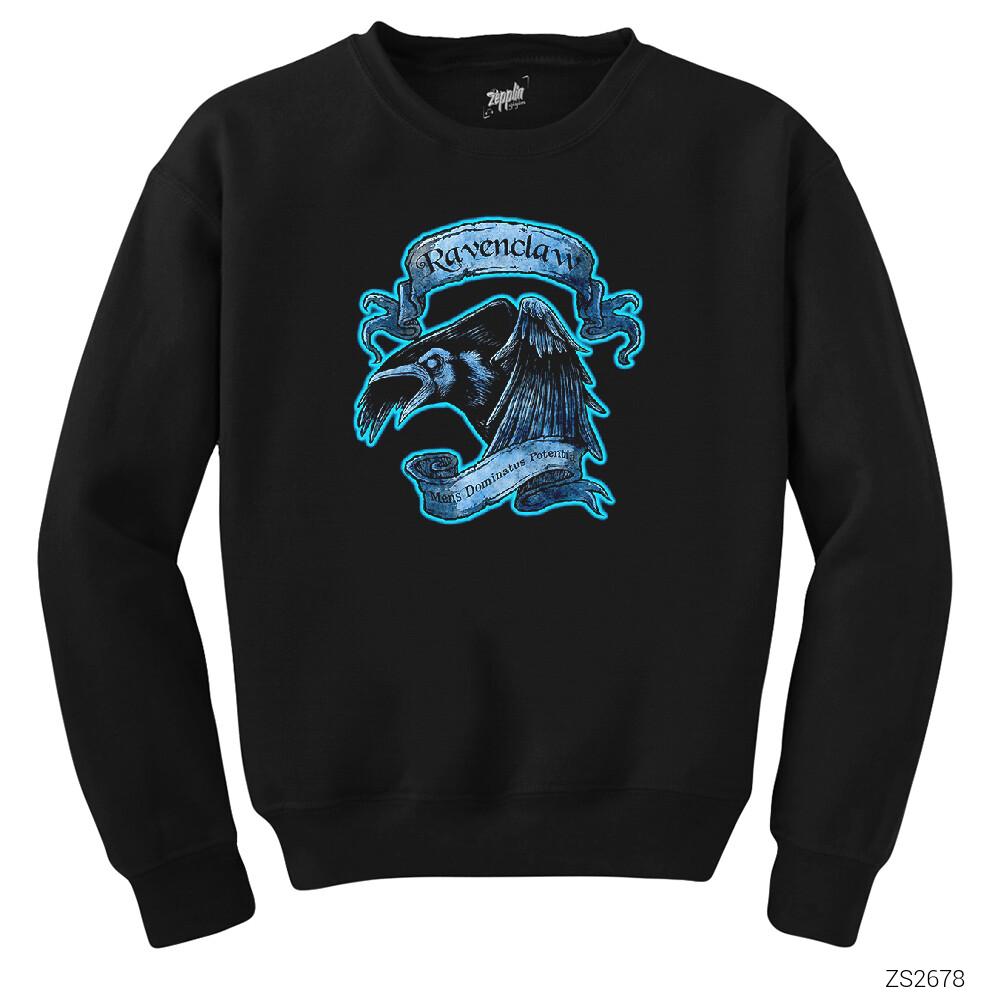 Harry Potter Ravenclaw Official Siyah Sweatshirt